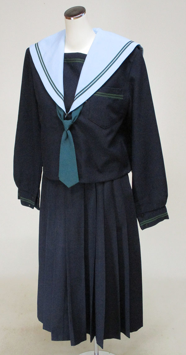 冬セーラー上下セット（襟カバー・ネクタイ付）